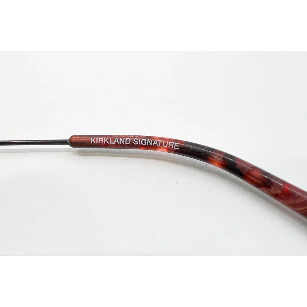 Kirkland Signature Eyeglasses Frames Womens Red Panda Tortoise 53-17-140